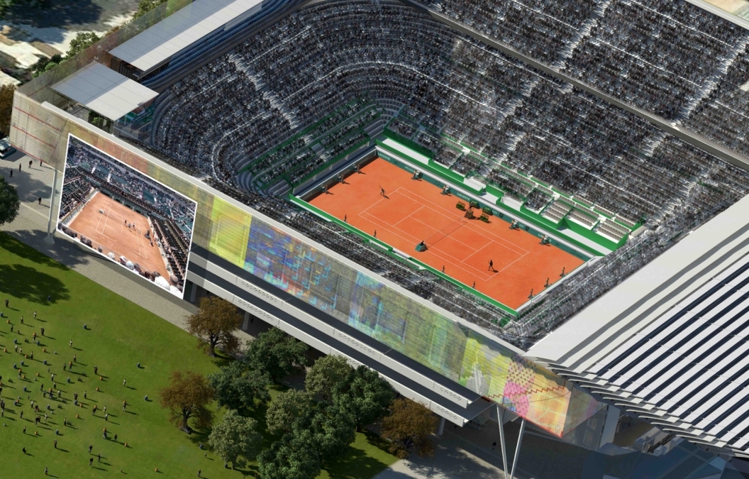Roland Garros se dote d'un toit pour mieux accueillir les match internationaux