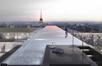 Une piscine de 25 m de long verra le jour sur le toit du 150 Champs.