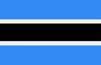 drapeau Botswana